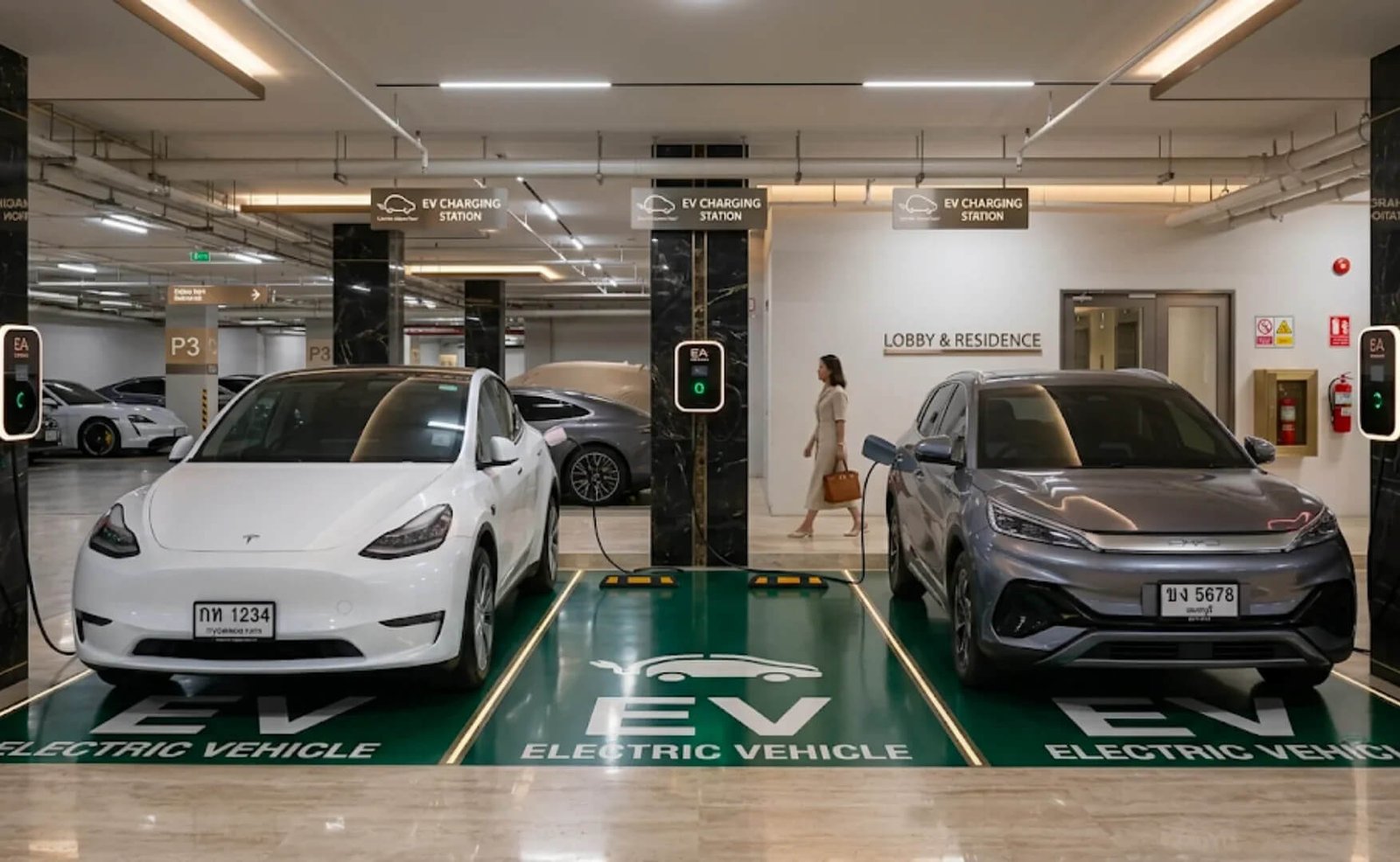 Building B - EV Charger Station